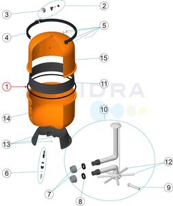 Tesniaci O-krúžok torický BILBAO 400 - Matica na ventil CANTABRIC TOP , rozoberateľná | T - TAKÁCS veľkoobchod