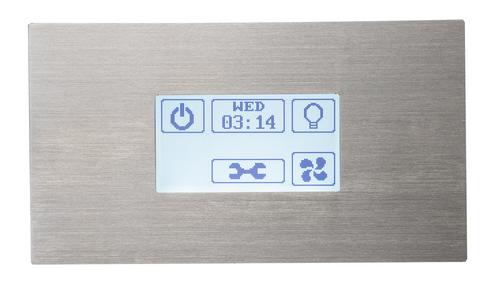Sentiotec dotykový panel pre STP - Sentiotec teplotný senzor Wave com4 , tmavé drevo | T - TAKÁCS veľkoobchod