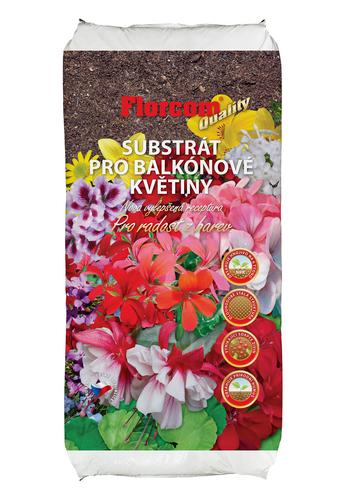 Florcom substrát pre balkónové kvety Quality 50 l - Florcom rašelina pH 3,5 - 5,5 20 l | T - TAKÁCS veľkoobchod