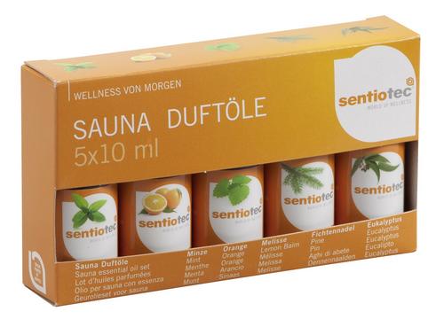 Sentiotec saunové arómy - set 5 ks