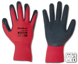 Rukavice PERFECT GRIP RED latex 10