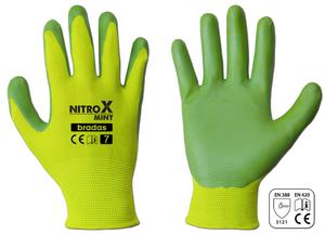 Rukavice NITROX MINT nitryl gumové 8