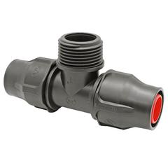 AK skrutkovací T - kus Lock 16 x 3/4" M x 16, PN6