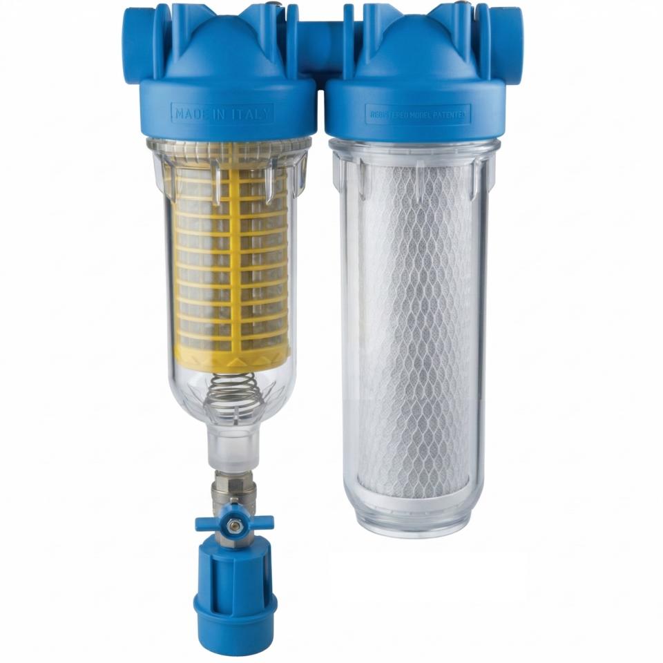 ATLAS komplet filter Hydra Rainmaster Duo 1" FF vložky RSH 50 mcr + CB/AF