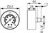 Manometer 1/4